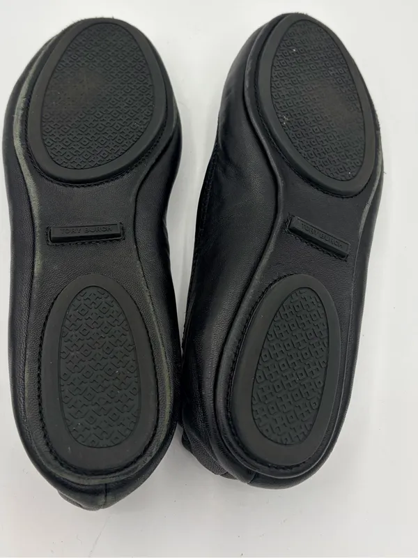 Tory Burch Minnie black travel leather ballet flat women’s 7.5 everyday casual - Image 3