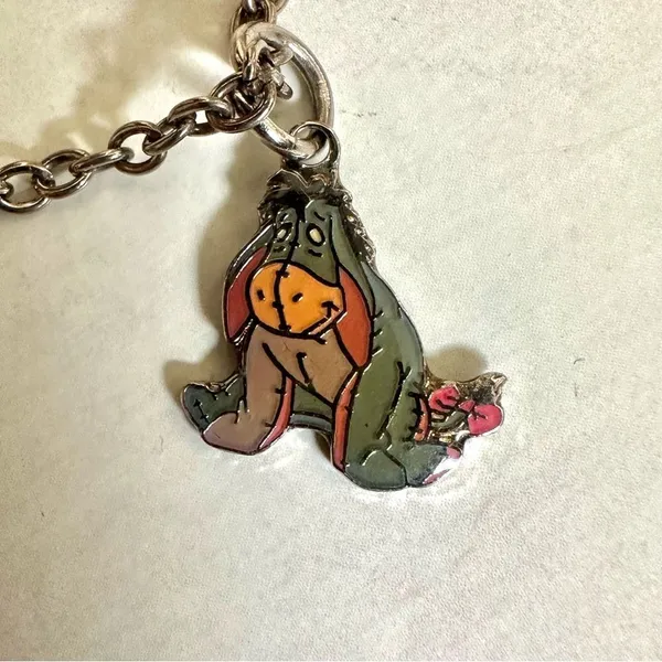 Disney silver tone Eyore charm bracelet - Image 5