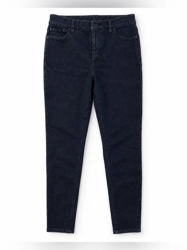Lauren Ralph Lauren Regal Skinny Jeans Womens 10 Dark Wash Tuxedo Stripe - Image 3
