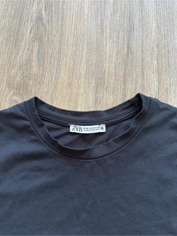 Black Zara sleeveless crop top - Image 5