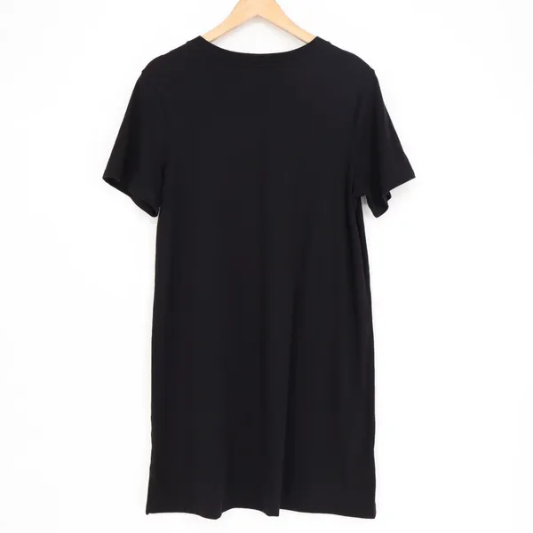 Old Navy T-Shirt Dress Women's Medium Black Crew Neck Short Sleeve Pullover - Image 3