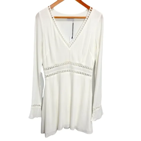 Roe + May White Mini Dress Size‎ Small New With Tags - Image 2