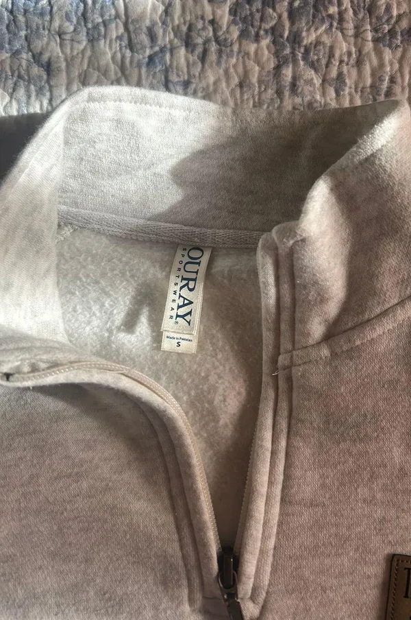 Salty Dog Gray Quarter Zip - Image 3