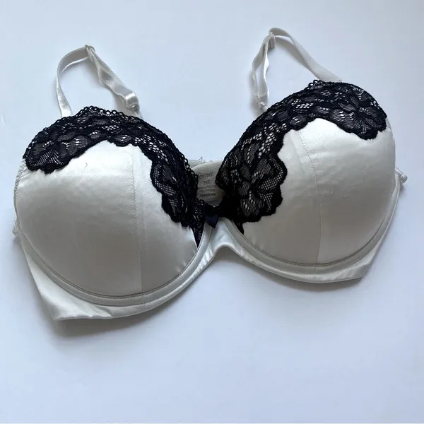 Soma Desiree White & Black Underwire‎ Bra - Image 4
