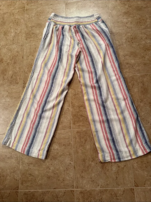 Cato Multicolor Striped Palazzo Pants for Women - Image 4