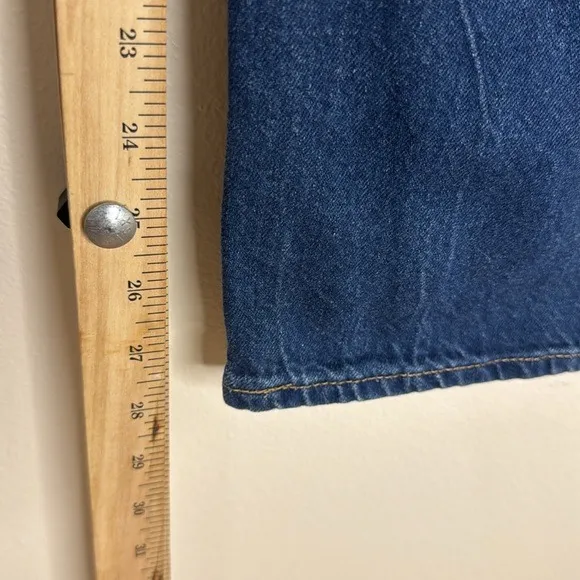 Levi's premium 70s high straight denim jeans size 28 festival‎ western cute - Image 8