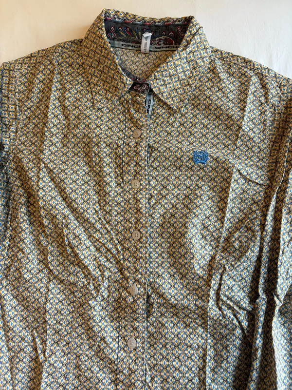 Cinch Women’s Geometric Print Western Button Up Shirt - Image 2