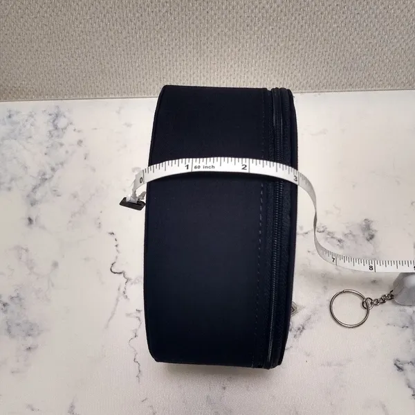 Christian Dior Round Vanity Pouch Makeup Case With Mirror New In Box - Image 2