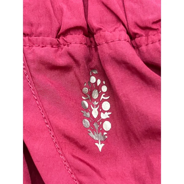 FREE PEOPLE Movement Way Home Shorts Women XS Pink High Rise Smocked Athletic - Image 2