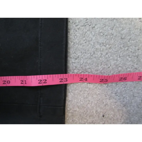 Ann Taylor LOFT Trousers 12P Black Petites Stretch Cropped‎ Business Casual - Image 3