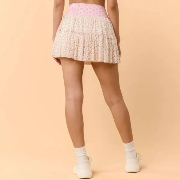 NWT! Blogilates Target X Popflex Women's Viral Ballerina Skort Floral Size Large - Image 2