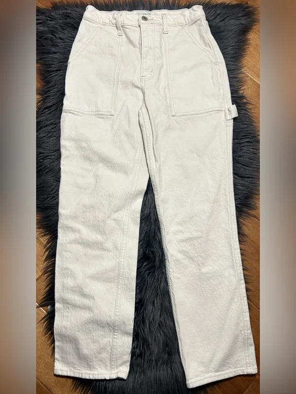 Abercrombie & Fitch The 90’s Straight Ultra High-Rise Jeans Size 27/4 - Image 4