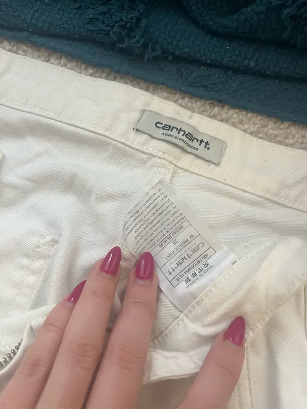 White low waisted jeans Size 25 - Image 2