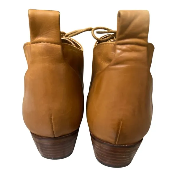 Kelsi Dagger ankle boots light brown leather lace up sz 8.5 - Image 3