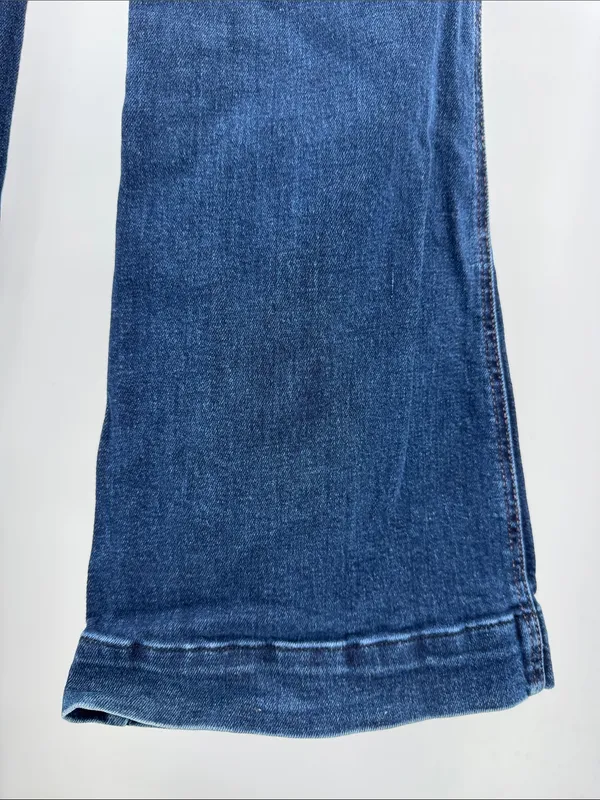 Rock & Roll Denim Women's Blue Boot Cut Jeans 30x34 med wash western high rise - Image 6
