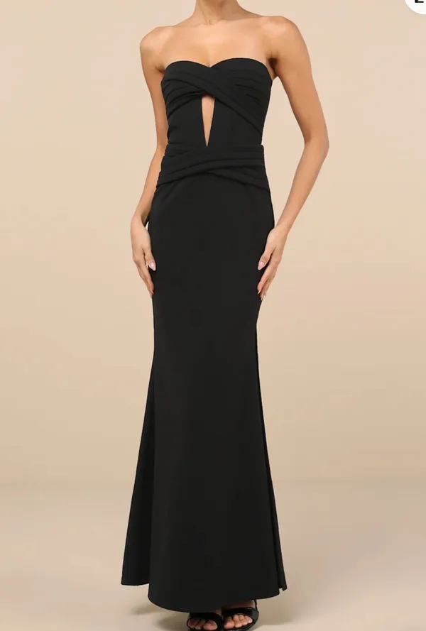 Lulus Medium black formal dress - Image 2