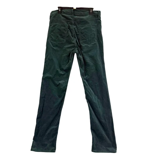 GAP 14 34X32 Tall 90s Straight High Rise Corduroy Pants Essex Green Retro Preppy - Image 2