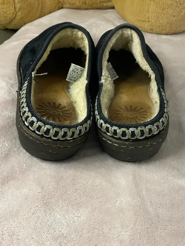 UGG Kohala Women's 5177 Black Suede Shearling-Lined Size 9 Shoes - Image 2