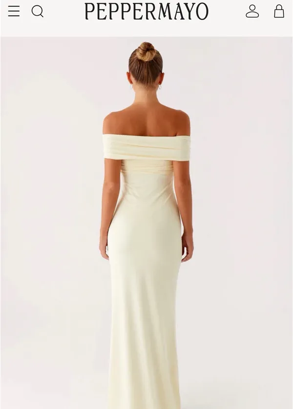 Peppermayo Maxi Dress - Butter Yellow - Image 3