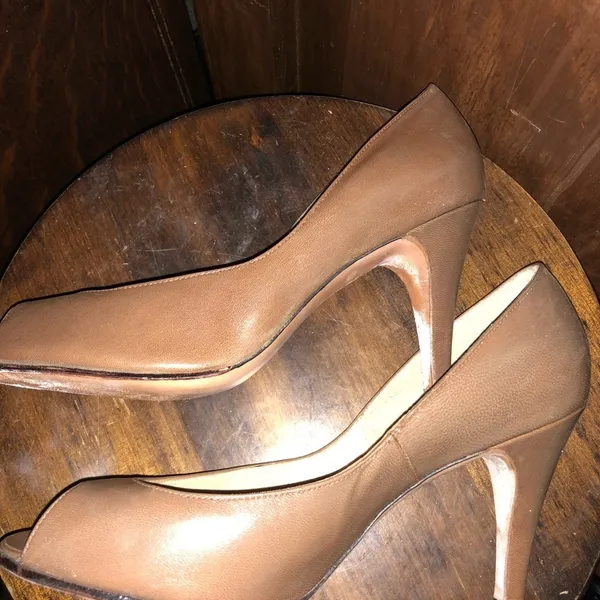 Vintage Stanley Philipson‎ Leather Heels Brown Size 6.5 - Image 2