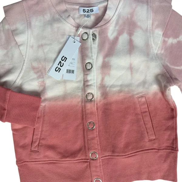 525 AMERICA Jogger Set XS‎ Clay Rose Pink Revolve Ombre Streetwear NEW - Image 5