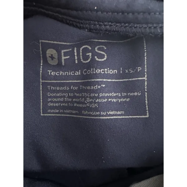 Figs Women's XS‎ Blue Navy Zamora High Waisted Jogger Scrub Pants #F4-1 - Image 4