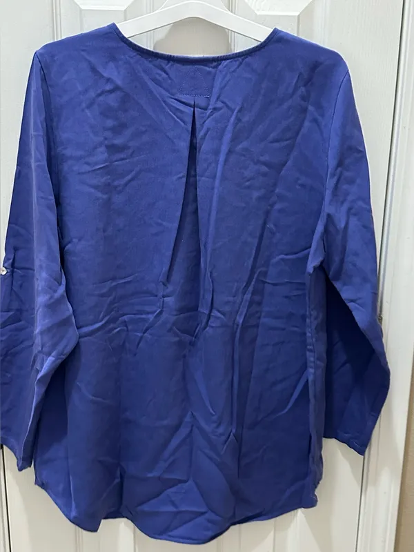 Soft Surroundings V-Neck Tencel Tunic Il Blouse size XL - Image 8