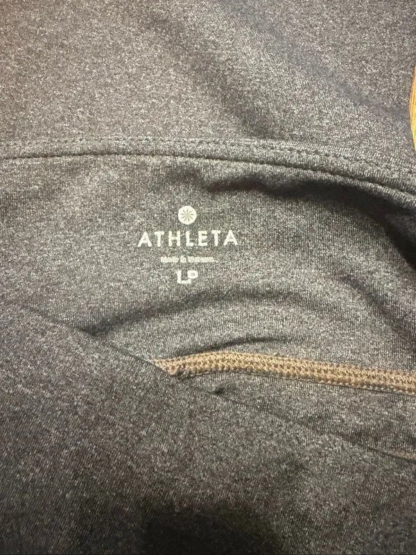 Athleta Womens Straight Up Pant Bootcut Legging Grey Yoga Stretch Size Large Pet - Image 3