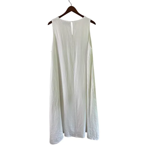 Seta T Sleeveless Dress Casual Linen Blend Flowy Dress XL‎ - Image 7