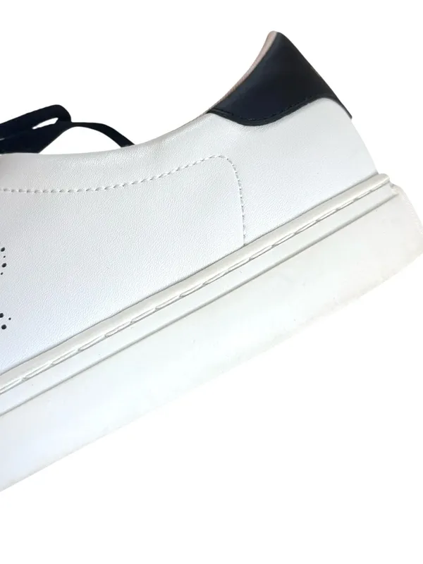 EUC Kate Spade Leather Angelise Sneakers White Black - Image 6