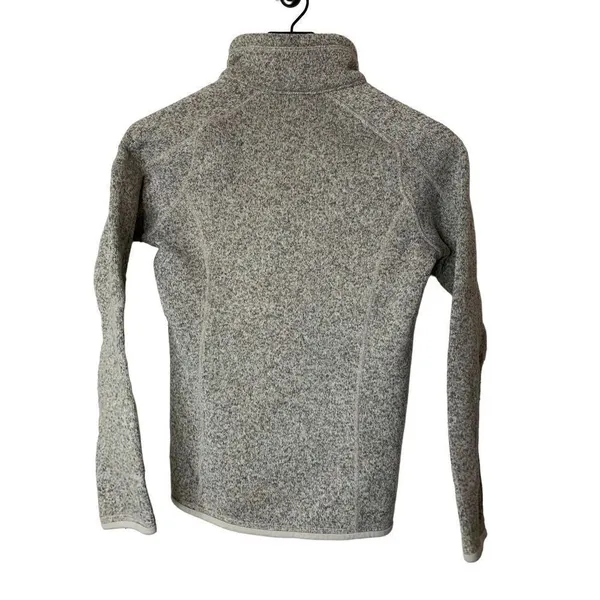 Patagonia Better Sweater 1/4 zip fleece pullover gray women's size XS - Image 2