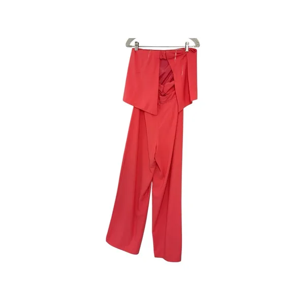 Do+ Be Talulahwide‎ Leg  Strapless Jumpsuit Size Small Pink - Image 5