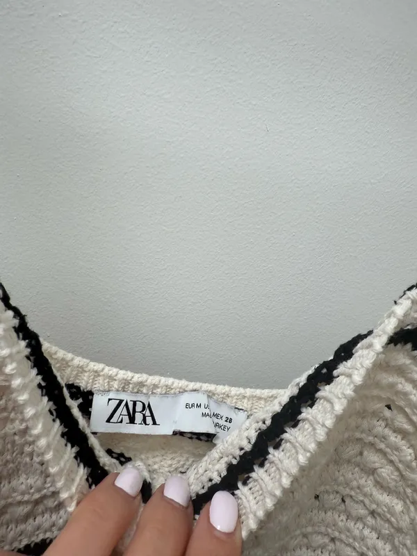 ZARA Crochet Maxi Dress Knit - Image 5