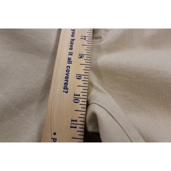 Ralph Lauren Jeans Co Womens 10 Classic Straight Slim Fit Jeans Desert Tan Khaki - Image 7