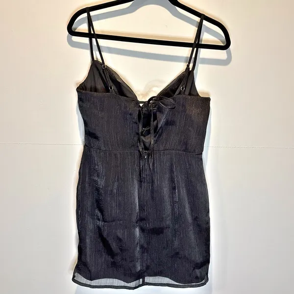 Superdown Black Sleeveless Mini Dress - size Medium - Image 2