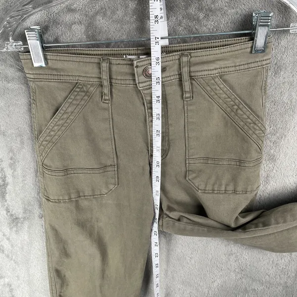 Abercrombie & Fitch Skinny Jeans Women’s 0 W25 Khaki Slim Cargo Gorpcore Utility - Image 6