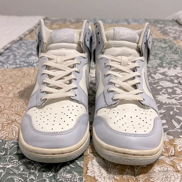 Nike Dunk High Sail Football Grey Nike High-Top Sneakers Size 8 - Image 9