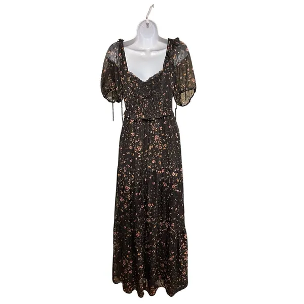Slate & Willow Puff Sleeve Smocked Dress Size Medium - Image 6