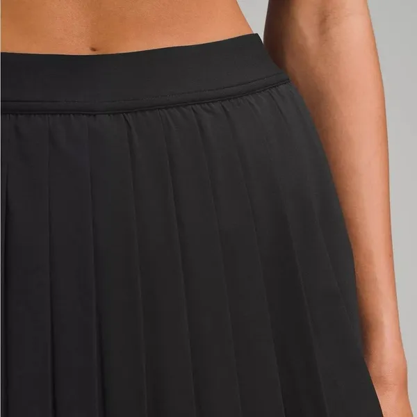 NWT Lululemon High-Rise Pleated Tennis Skirt in Black Size 14 - Image 7