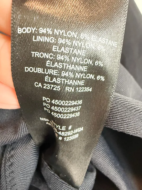 Aritzia Contour Ohara Bodysuit Black Boat Neck Size Small - Image 11