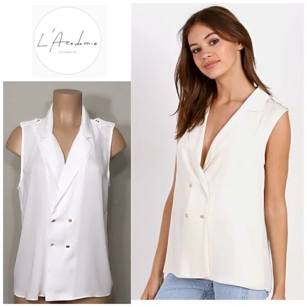 New. Ivory military top. NWT - Image 2