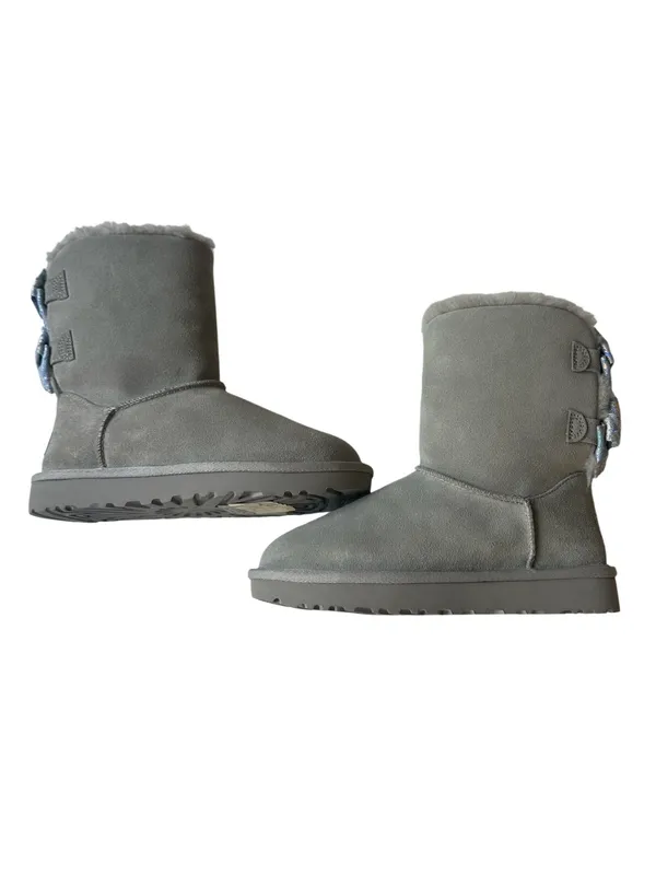 UGG Bailey Bow Abstract Splatter Boots - Image 6