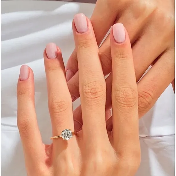 Sparkling 2 Ct Solitaire Ring | 14k Yellow‎ Gold Plated 925 Silver - Image 8