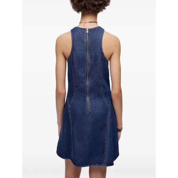 Re/Done Denim Jean Dress Womens Large Zip Back Western - Image 6