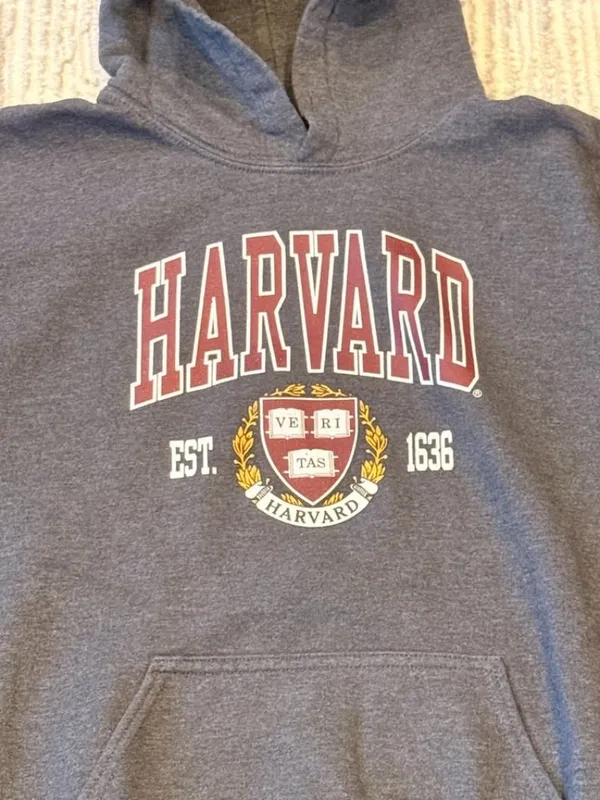 Gildan "Harvard" women's medium gray sweatshirt - Image 3