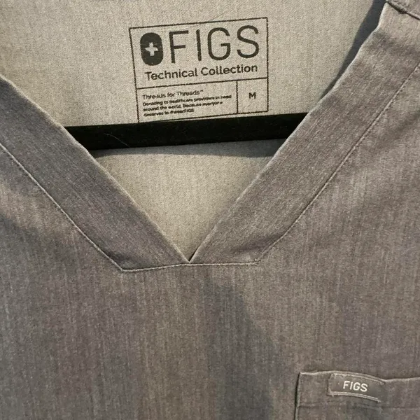 Figs Caterina One‎ Pocket Scrub Gray Size M - Image 2