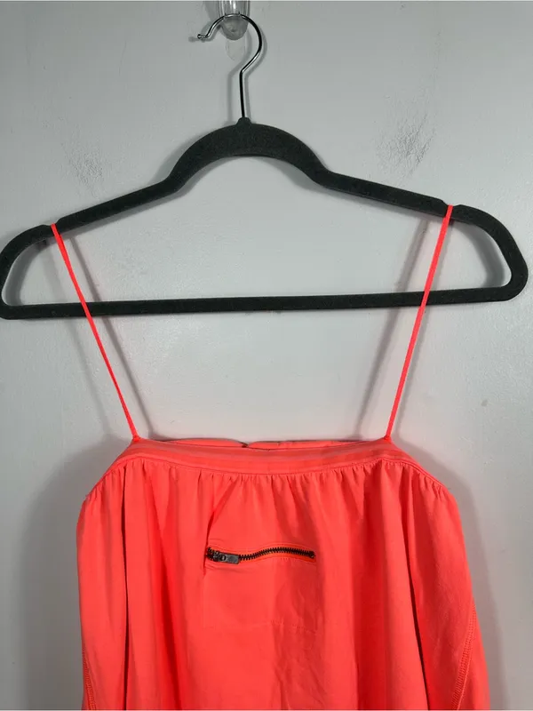 Free People‎ Hot Shot Tube Onesie Neon Coral Size Small Strapless SOLD OUT - Image 6