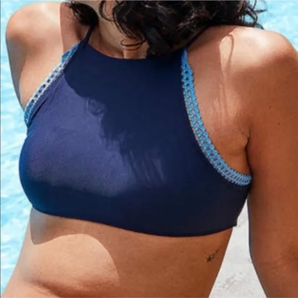 Aerie Blue Crop Bikini Top - Image 5