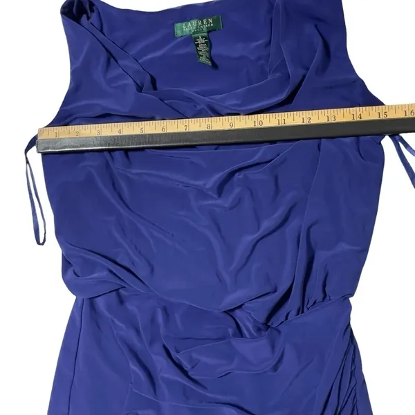 RALPH LAUREN Royal Blue Cocktail Dress - Image 8