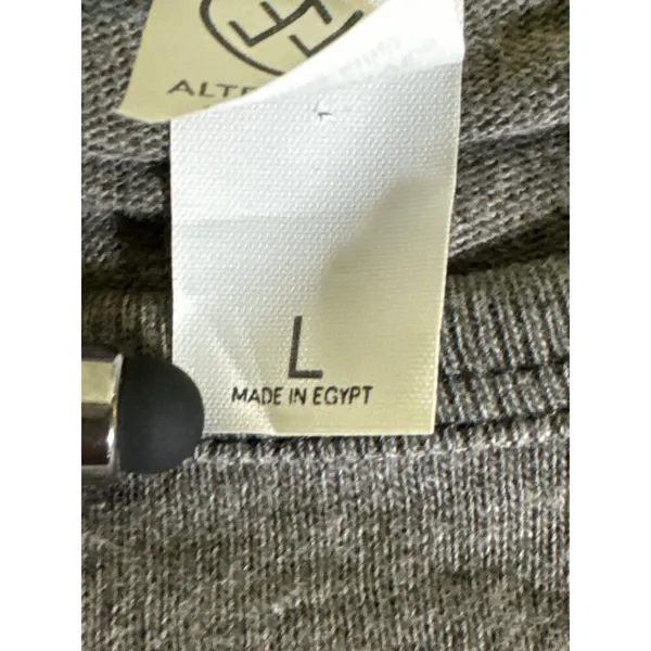Alternative Apparel Gray Cotton Blend Long Sleeve Pullover Shirt NWT Women's L - Image 6